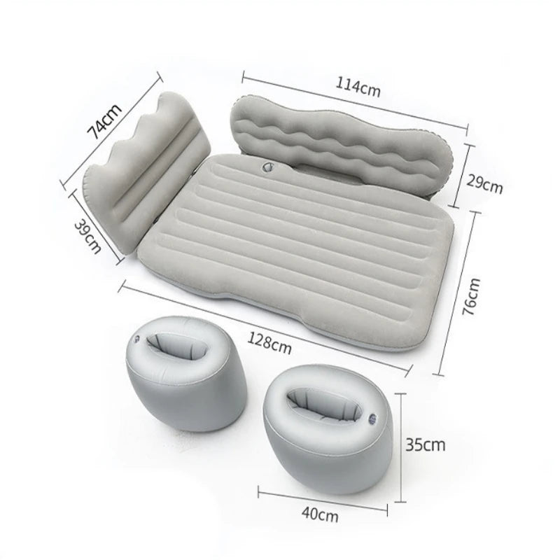 Car Inflatable Mattress SUV Sedan Rear Bed Children's Sleep Car Folding Air Cushion Bed Home Outdoor Camping Mat