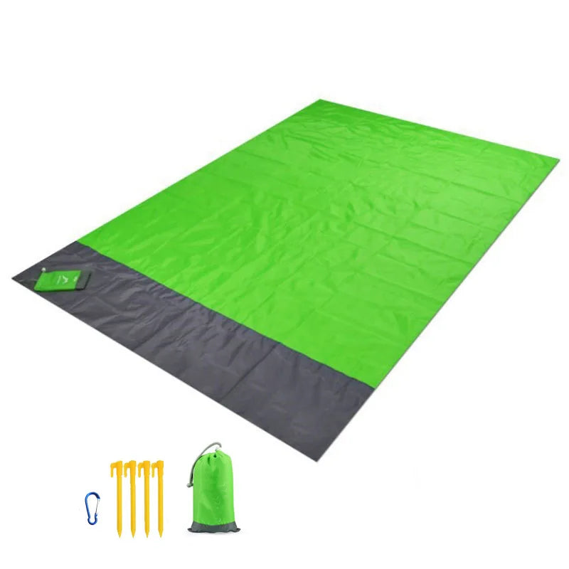 Waterproof Camping Mat Beach Blanket Outdoor Portable Lightweight Mattress Picknic Blanket Tourism Ground Carpet Folding Tent