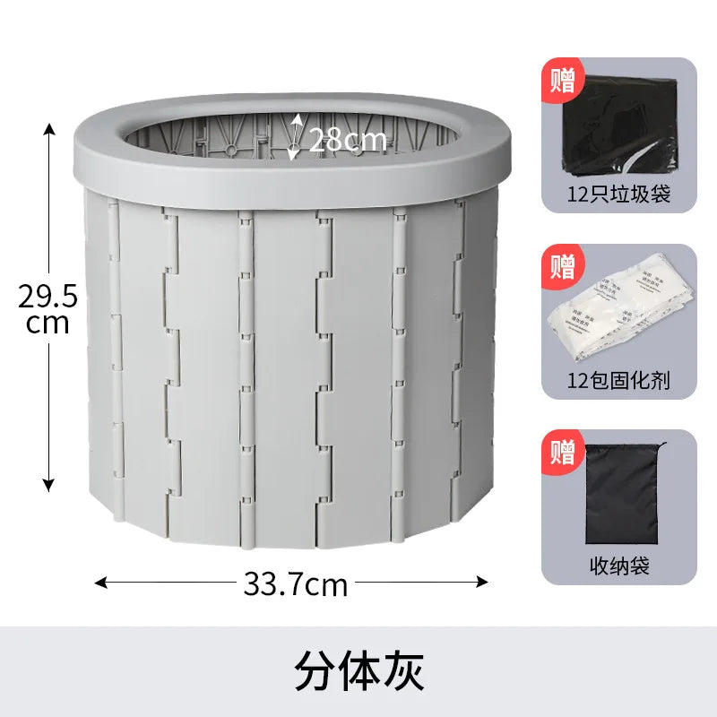 Car Folding Toilets Portable Toilets Commode Potty Car Toilets Camping Toilet Travel Bucket Toilet Seat Outdoor gadgets