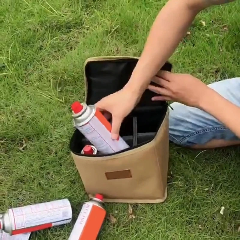 Camping Gas Tanks Storage Bag Fuels Cylinder Protective Case Camp Gas Can Carrying Bag For Outdoor Cooking Camping Picnics