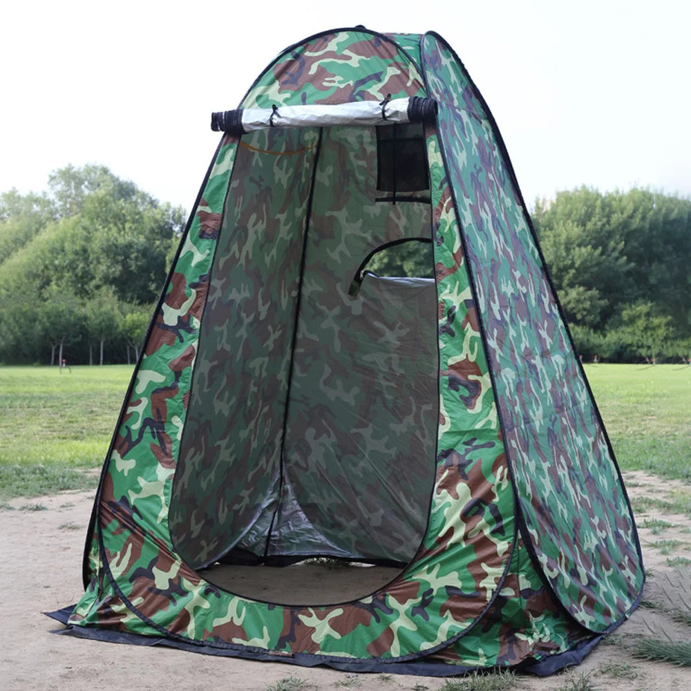 Pop Up Privacy Tent Shower Tent Outdoor Camping Bathroom Toilet Tent Portable Changing Tent