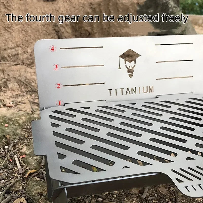 Camping  Grilling Stove Portable Detachable Outdoor Grilling Stove Picnic Barbecue Stove Folding Card Furnace