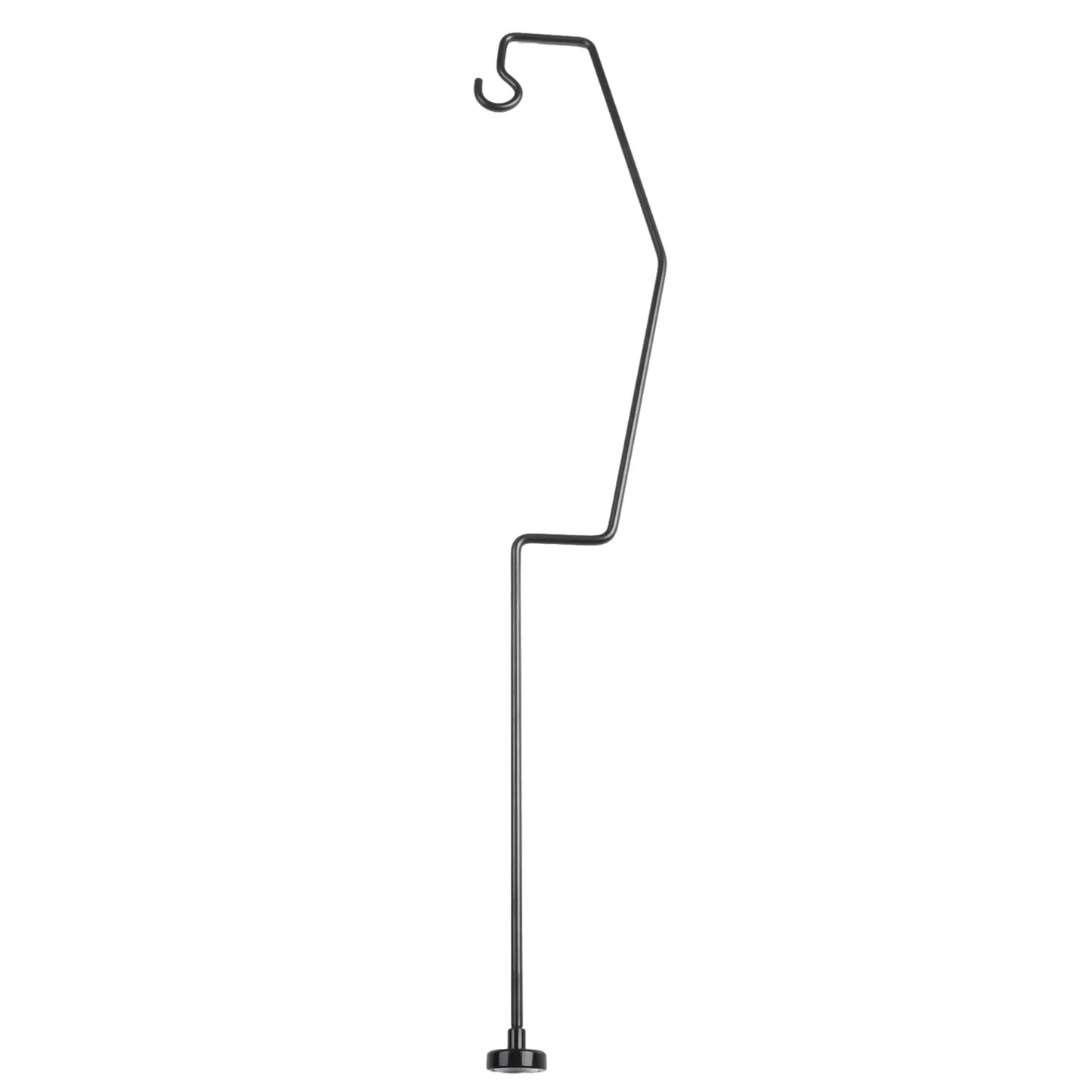 Table Light Stand Lamp Hanger Lamp Post Lantern Pole Light Fixing Rack Lightweight Magnetic Portable Black Camping