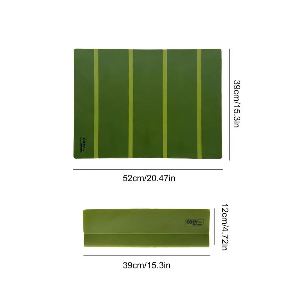 Non Slip Camping Table Mat Heat-Proof Placemat For Patio Waterproof Folding Dining Table Rubber Mat For Kitchen Patio Decor