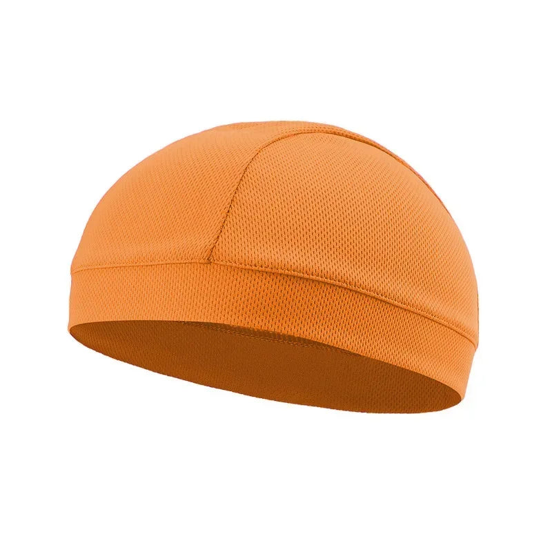 Summer Unisex Quick-dry Breathable Hat Motorcycle Bicycle Helmet Inner Liner Cap Outdoor UV Protection Hat Balaclava Cycling Cap
