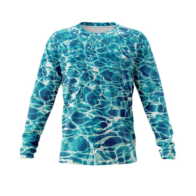 Long Sleeve Uv Protection Clothing Mens Outdoor Summer Jersey Upf 50 Clothes Performance Breathable Fishing Tops