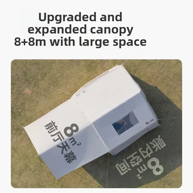 Outdoor Camping Automatic Inflatable Tent Outdoor 2025 New Canopy Two-in-one Camping Family Tent Anti-rain and Sun Protection