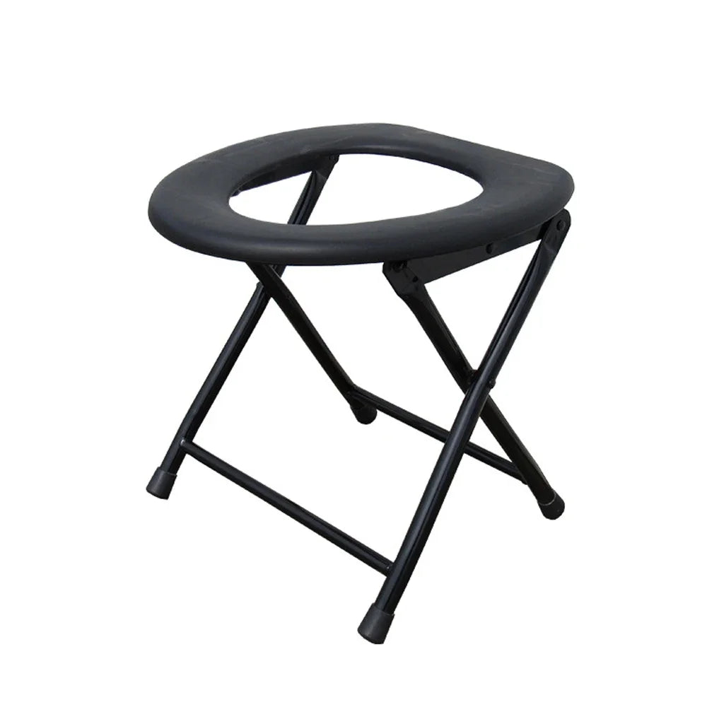 Folding Toilet Seat Portable Outdoor Toilet Suitable for Adults Anti-slip and Heavy-duty for Travel and Camping