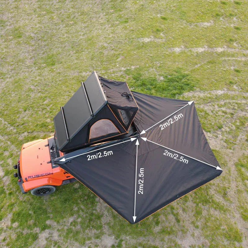 Sun Protection Camping Awning for Car Side Tents Waterproof Rainproof Portable Folding Vehicle SUV 270 Degree