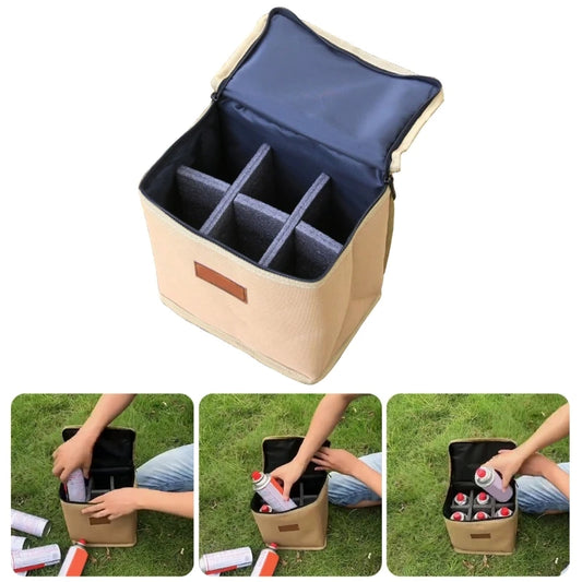 Camping Gas Tanks Storage Bag Fuels Cylinder Protective Case Camp Gas Can Carrying Bag For Outdoor Cooking Camping Picnics