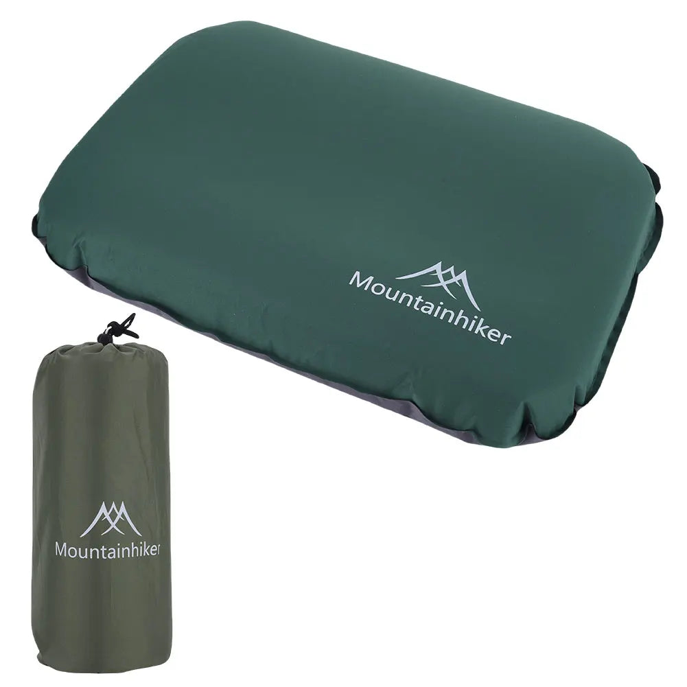 Single/Double Air Mattress Outdoor Camping High Rebound Sponge TPU Automatic Inflatable Cushion Bed for Hiking Backpacking