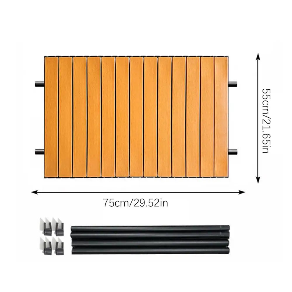 Outdoor Portable foldable table Heavy Duty Garden Cart Board Camping Table Top Attachment for party wedding barbecue camping