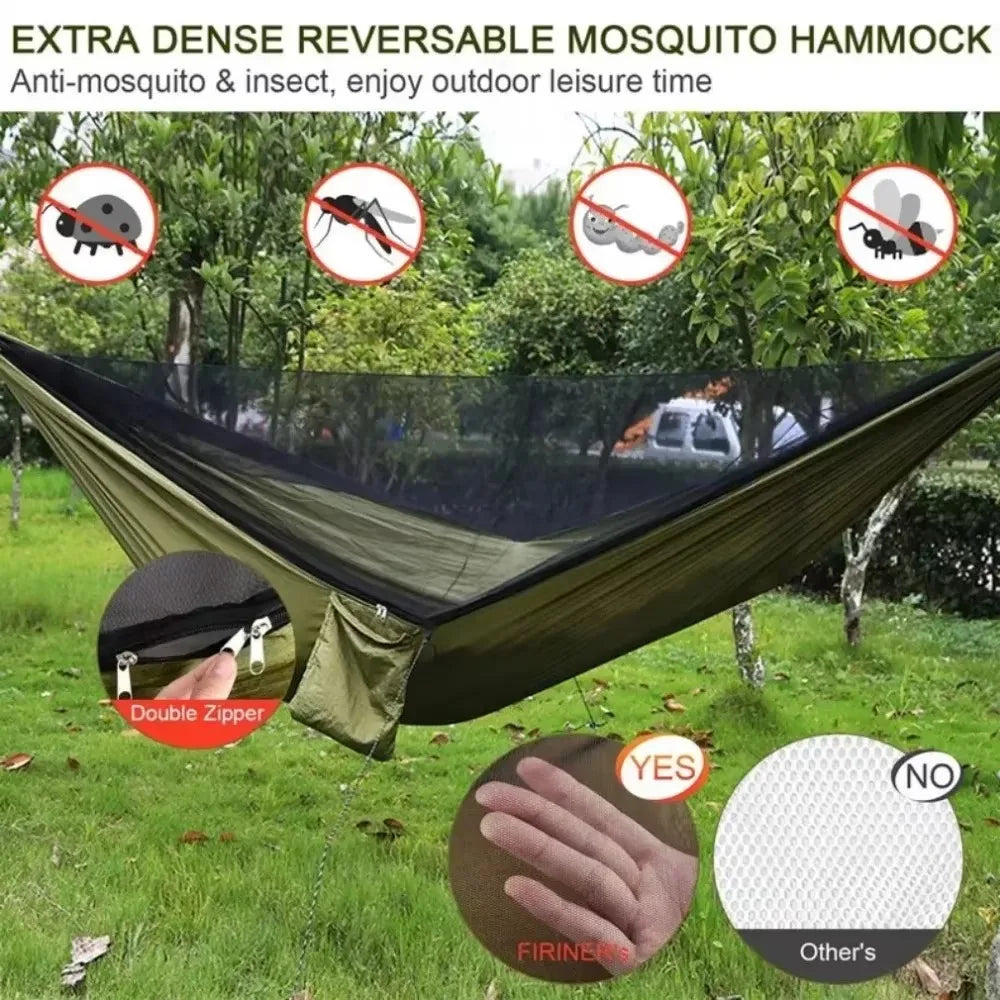 Hammock Camping Hammock With Mosquito Net Sleeping Tent Suitable Camping Hammock Outdoor Furniture For Garden Hanging Hammocks