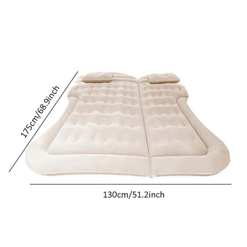 1.3x1.75m Inflatable Car Bed Camping Mattress For Car Sleeping Bed Bed air Pump Car Air Bed Mattress SUV Sleeping Pad