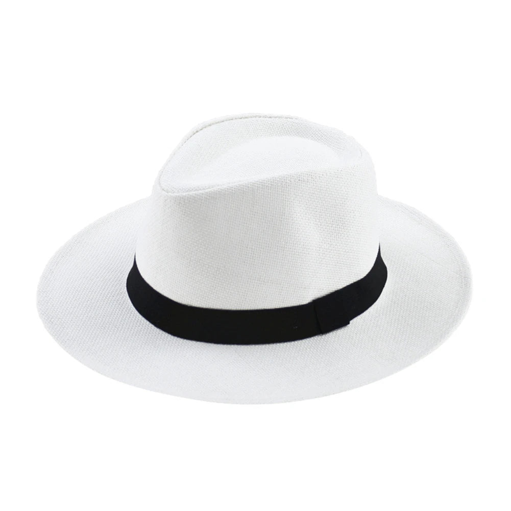 Summer Breathable Sunscreen Straw Hat for Men and Women  Fashionable Sun Protection and UV Protection Hat Panama Hat