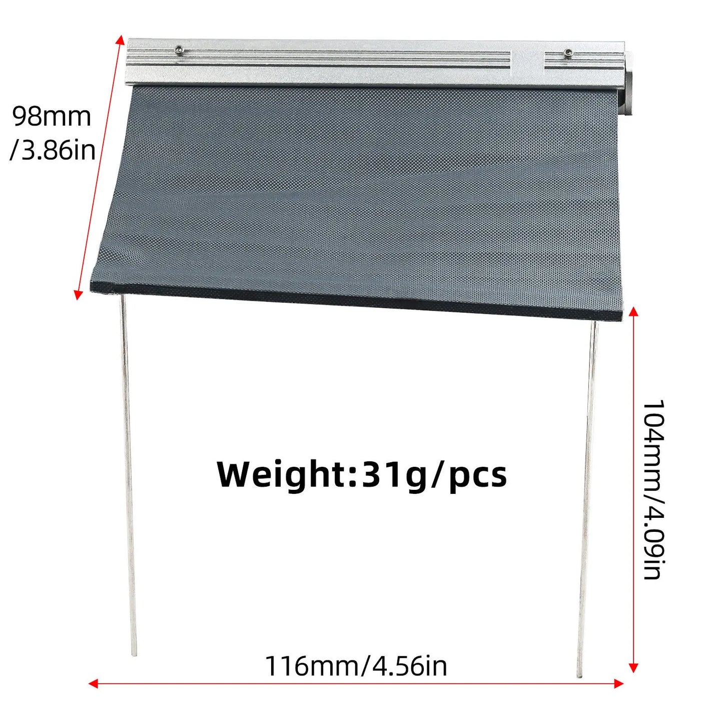 RC Car Side Roof Top Tent Shade Awning Rain Canopy Sunshade Camping Tent For TRAXXAS TRX4M 1/18 RC Crawler Car Upgrade Parts