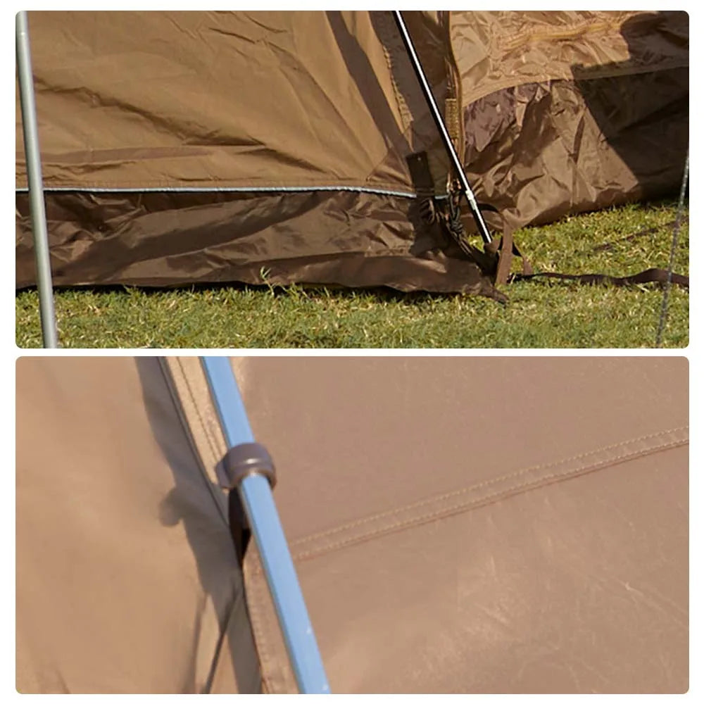 MOBI GARDEN Camping Tunnel Tent Outdoor Living Tent Windproof Rainproof Portable