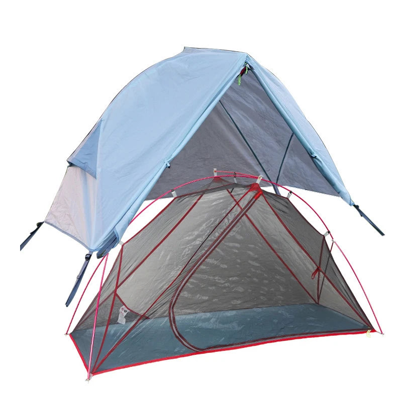 Outdoor Camping Tent, Foldable Bunk Bed Tent, Portable Single Person Marching Bed Tent, Mosquito Proof Beach Tent, Hiking Tent