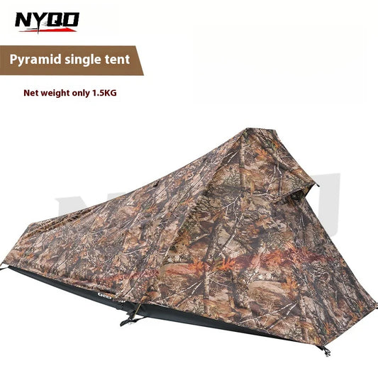 Camo Hunting Outdoor Tent - Portable Waterproof Camping Tent for Hiking & Travel Shelter ultralight  캠핑문