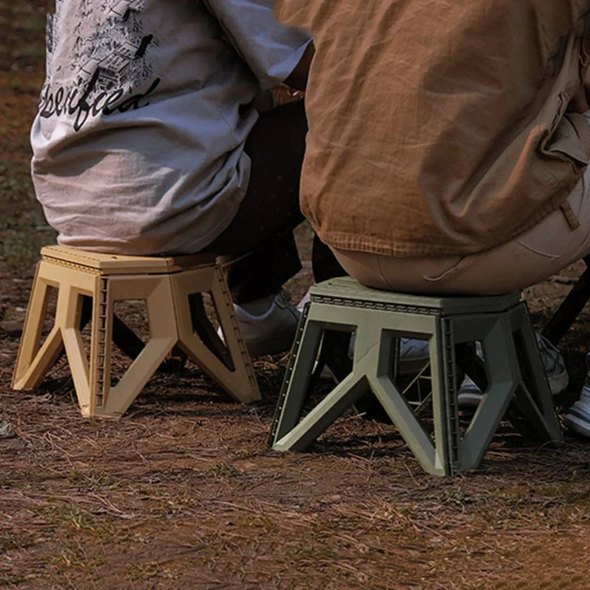 Folding Stool Camping Stool Portable Outdoor Fishing Camping Mazar Stall Children's Small Stools Household Plastic Small Stools