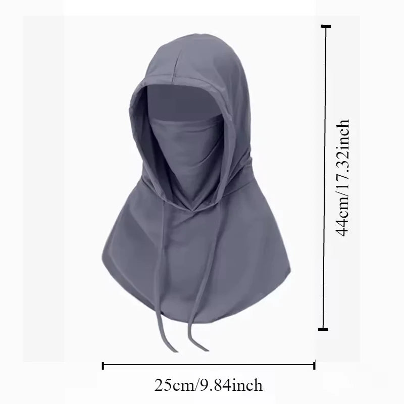 Summer Full Face Sun Protection Hat Face Mask Outdoor Hiking and Camping UV Protection Hat Neck Protection Hat
