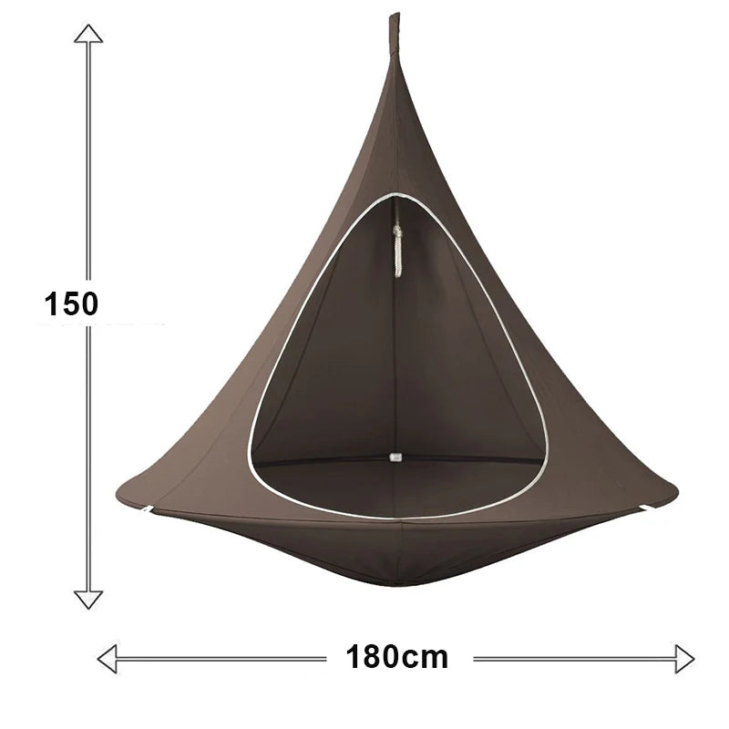 Hammock Outdoor Camping Travel Hammock Waterproof Hanging Hammock Sofa Hanging Swing Garden Hanging Tent Terrace Decoration