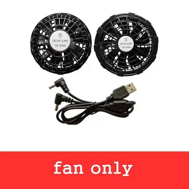 Summer Cooling Clothing Air Conditioning Clothing Fan Cooling Coat USB Charging Cooling Smart Charging Jacket Cool Working Coat