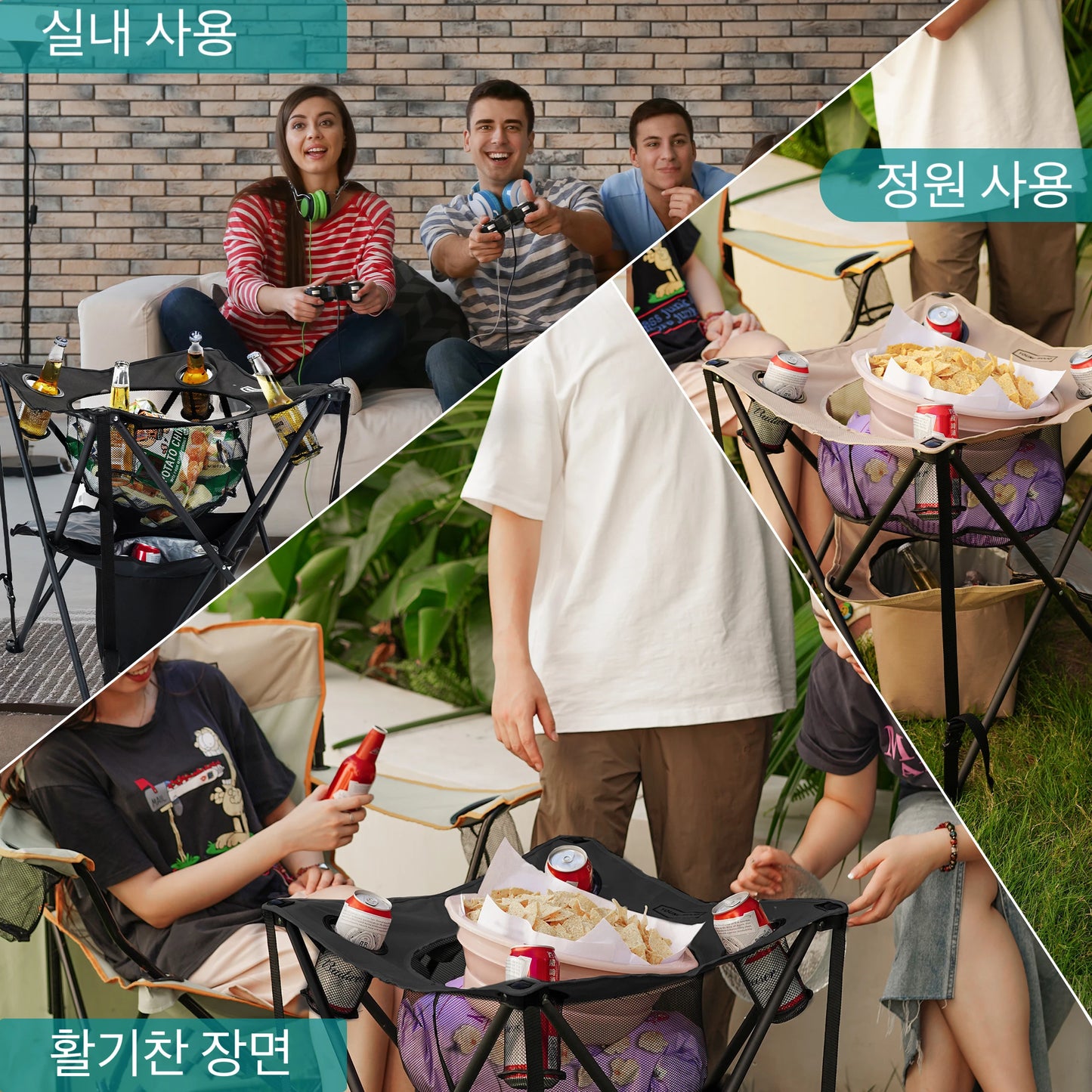 Camping Ice Pack Table Articulely Fusion Ice Pack Practical and Table Features Open Outdoor Smooth New Experience Sturdy, Lightweight and Convenient to Carry