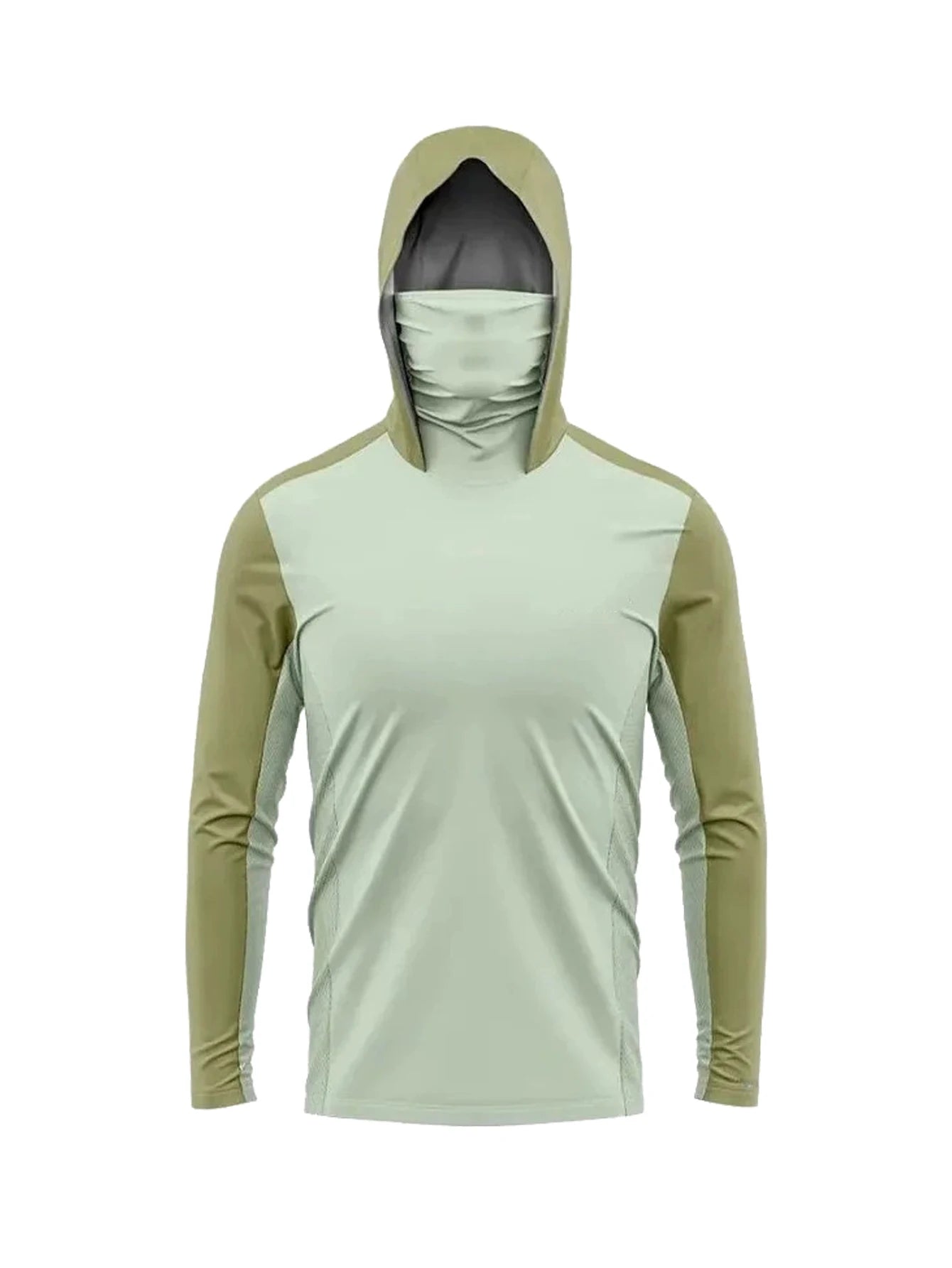 Summer Long Sleeve Shirts Quick Dry Uv Protection Clothing Hoodied Mask Uv Fishing Tops Sportswear