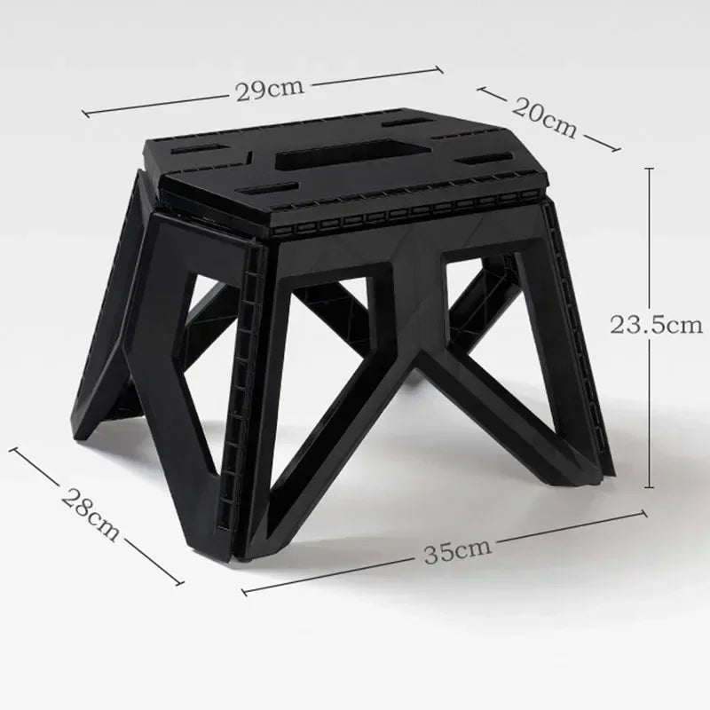 Folding Stool Camping Stool Portable Outdoor Fishing Camping Mazar Stall Children's Small Stools Household Plastic Small Stools