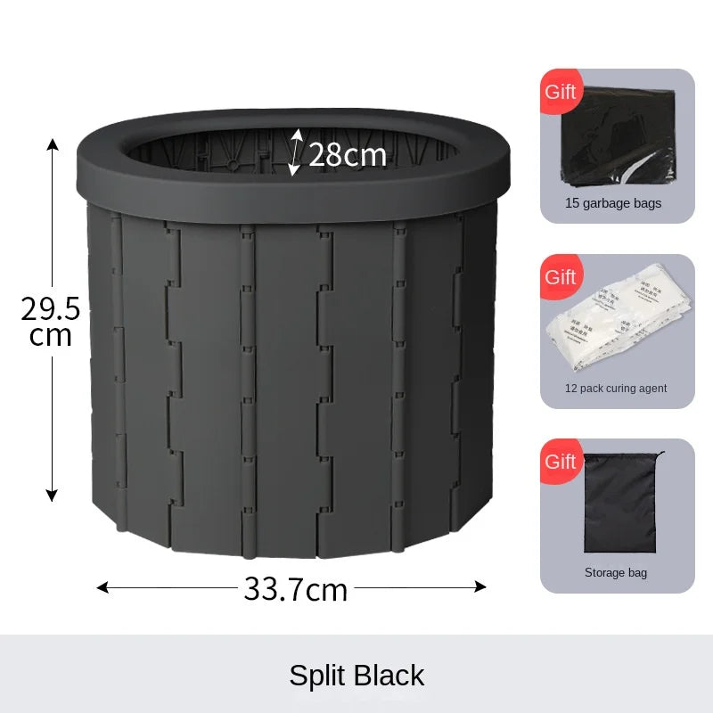 Car Folding Toilets Portable Toilets Commode Potty Car Toilets Camping Toilet Travel Bucket Toilet Seat Outdoor gadgets