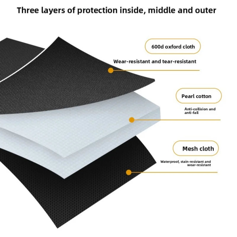 Outdoor Camping Tableware Storage Bag Multi-functional Camping Cookware Kitchen Utensils Bowl Chopsticks Storage Bag