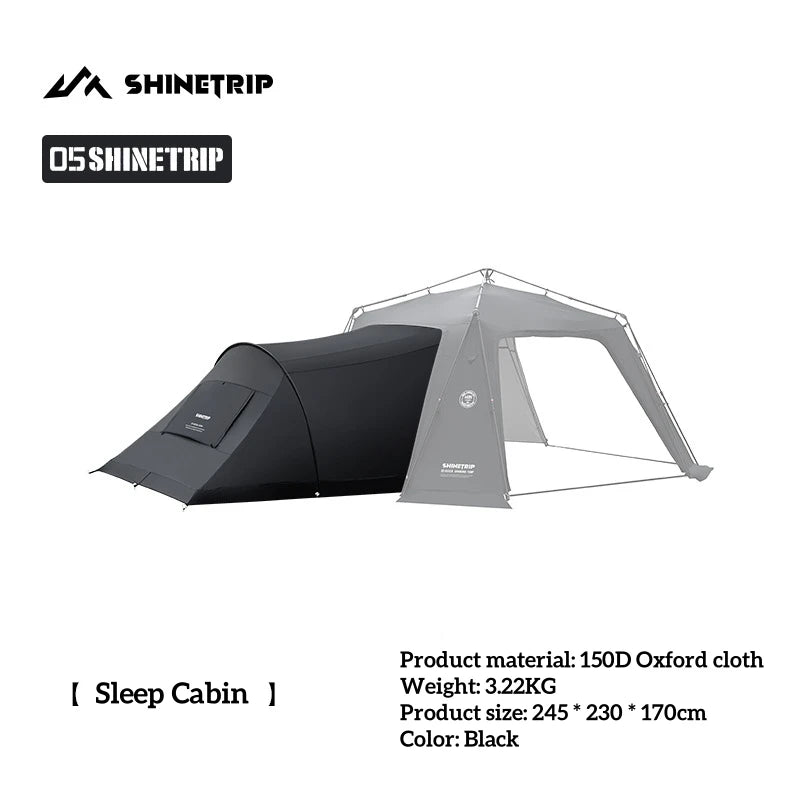 ShineTrip 05 Series Dome camping tent Quick Setup big tent camping car tent Oversized Canopy Waterproof Sunproof gazebo