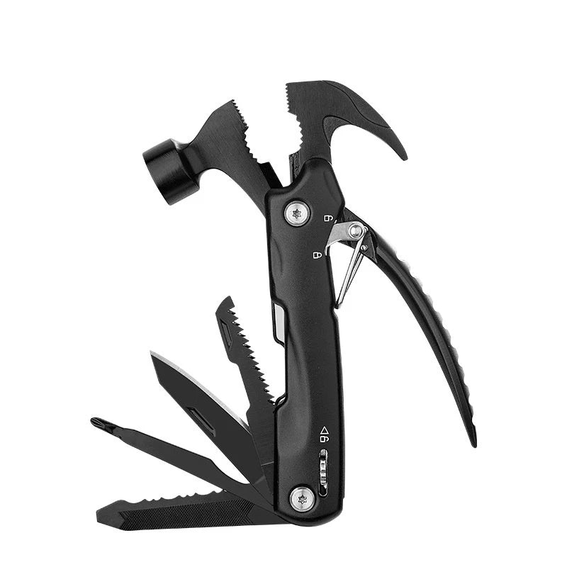 Outdoor Camping Multifunctional Wrench Pliers Hammer, Portable Survival Tool Accessory Kit, Survival Gear for Outdoor Camping