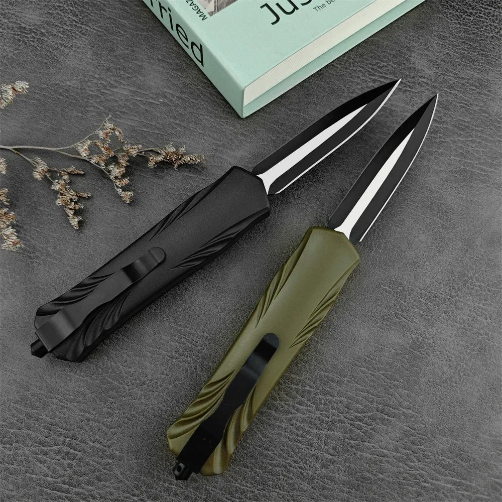 1PC Tactical Self Defense Knife Survival Hunting Rescue Tools 440C Blade ABS Handle Utility Sharp Rescue Knifes