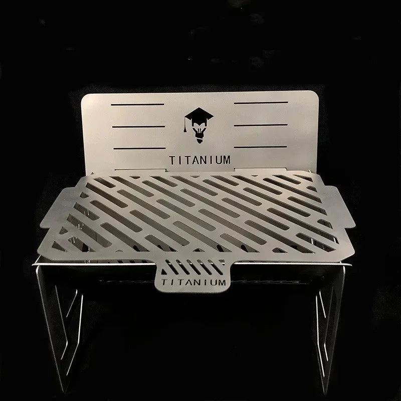 Camping  Grilling Stove Portable Detachable Outdoor Grilling Stove Picnic Barbecue Stove Folding Card Furnace