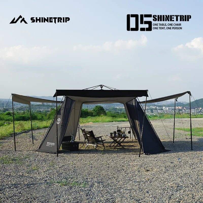 ShineTrip 05 Series Dome camping tent Quick Setup big tent camping car tent Oversized Canopy Waterproof Sunproof gazebo