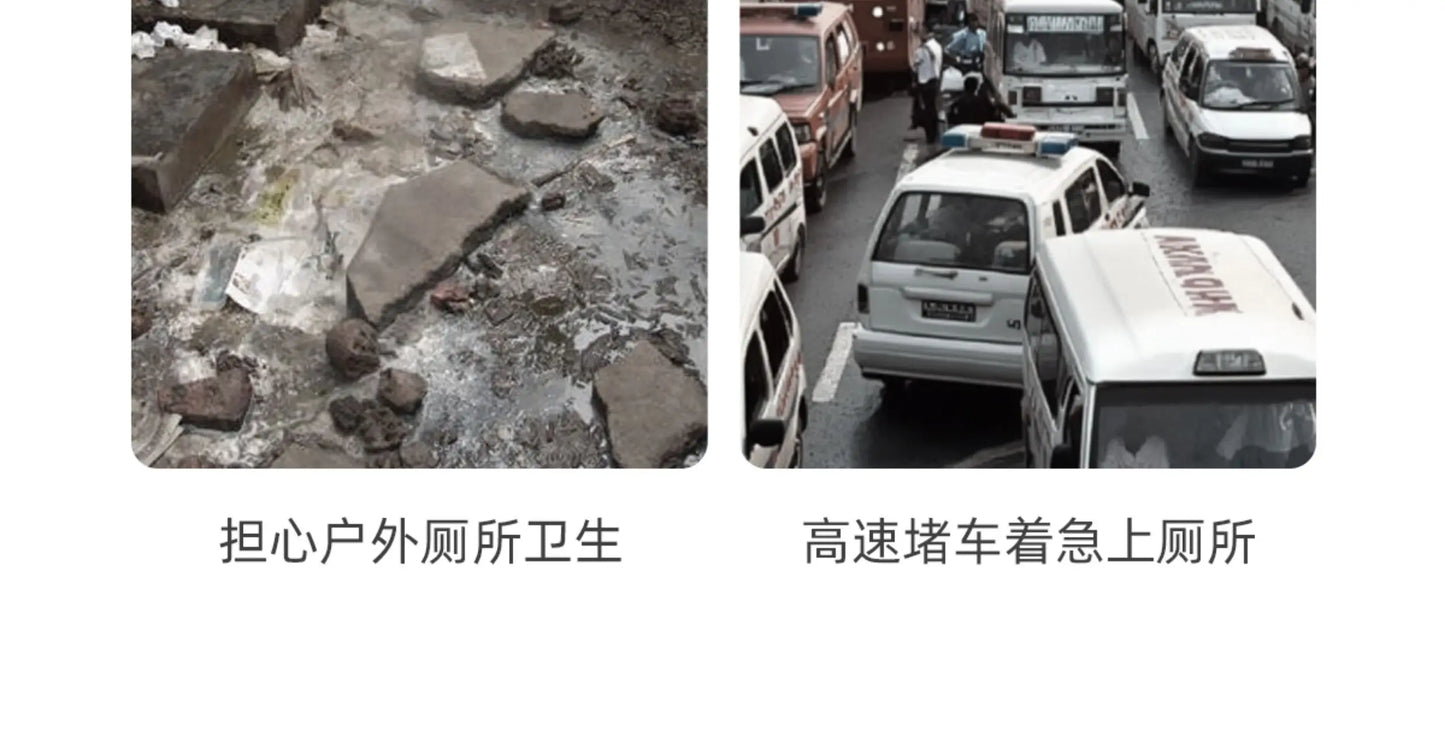 Ultra-Light Foldable Camping Toilet – Portable Outdoor Toilet for RV, Hiking, Emergency, Multi-Function As Stool