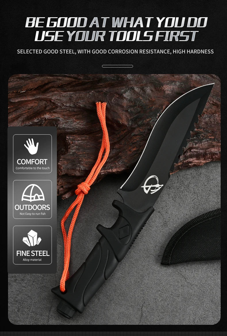 Outdoor Knife Straight Knife Portable Mini Knife Outdoor Portable