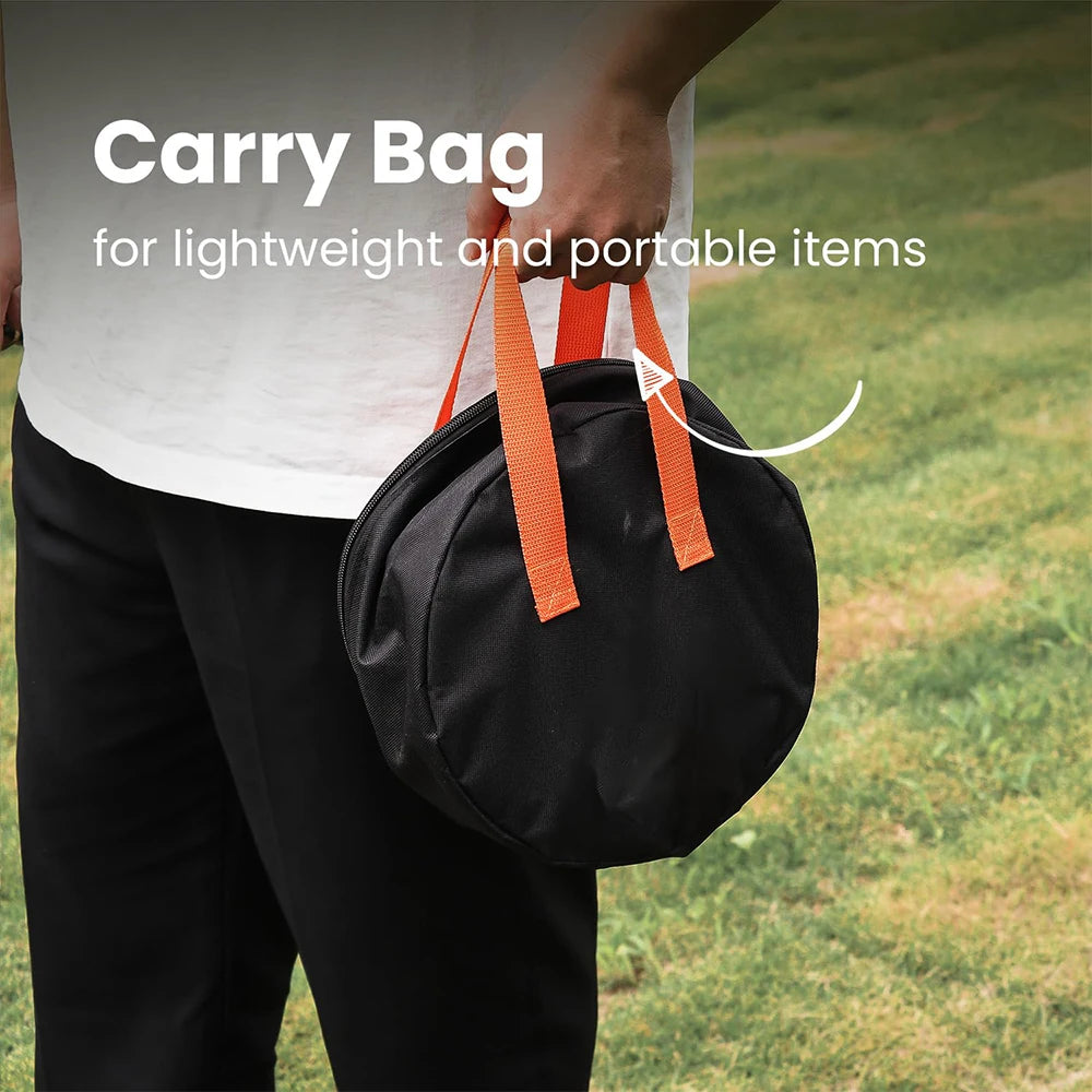 2 Burner Camping Stove with Carrying Bag, Portable Folding Gas Stove for Camping, Backpacking Camp Stove for Outdoor Cooking