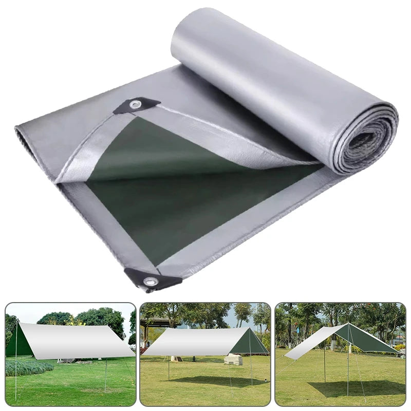 4x3M Waterproof Camping Tarp Shelter Car Tent Outdoor Shade Sail Ultralight Garden Canopy Awning Tourist Beach Sun Shelter