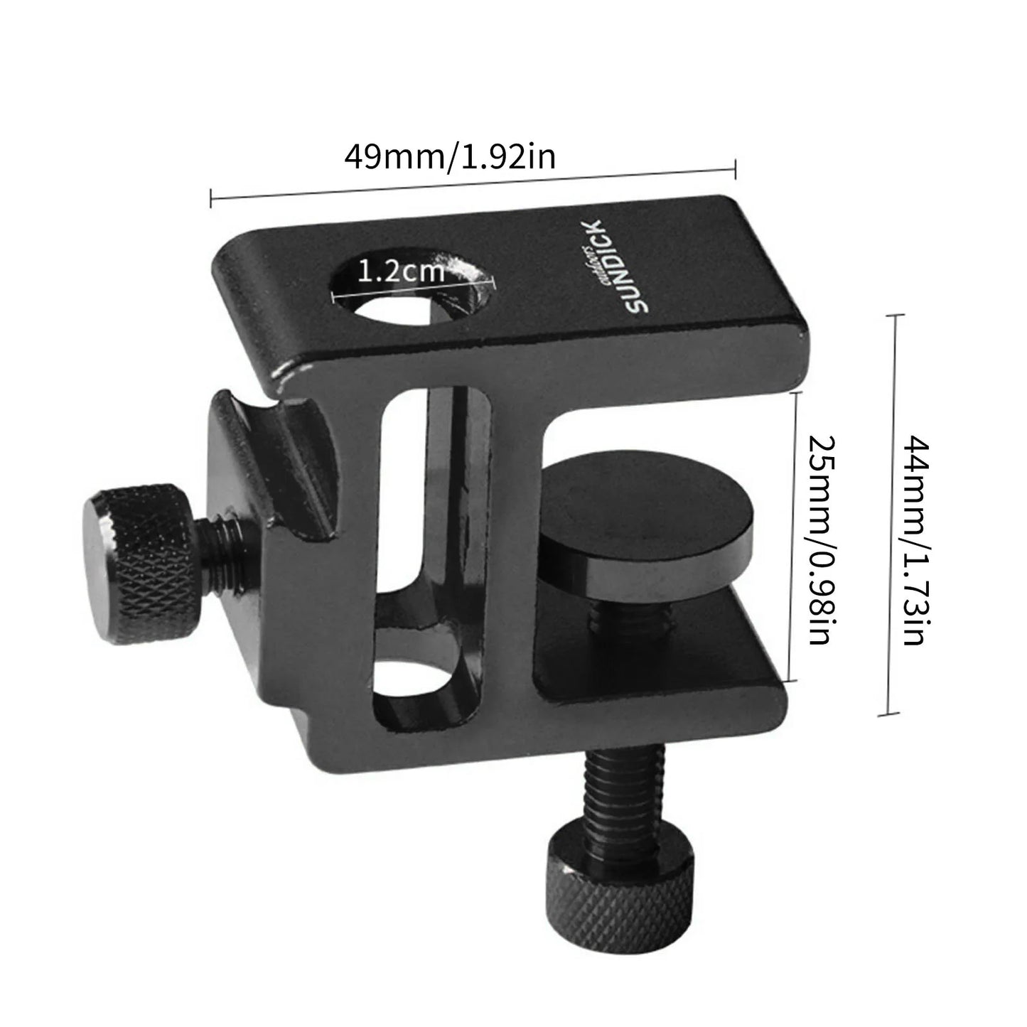 Portable Lamp Stand Light Stand Table Clamp Light Table Fixing Clamp Desk Mount Stand Adjustable Camping Folding Lantern Holder