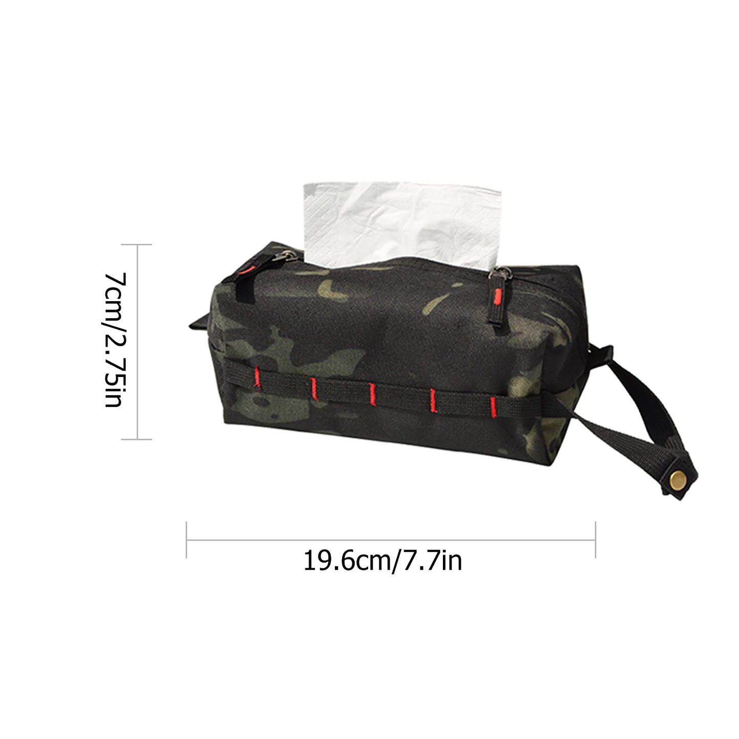 Camping Toilet Paper Holder Bag Camping Tent Folding Toilet Paper Hanging Holder Roll Case Storage Box Bag Outdoor Camping Tools