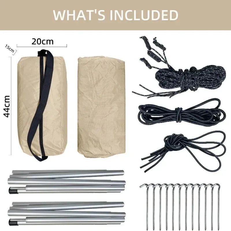 Outdoors Camping Car Tent Mosquito Prevention Mesh Bed Canopy Sunshade Folding Quick Installation Professional Camping Tents