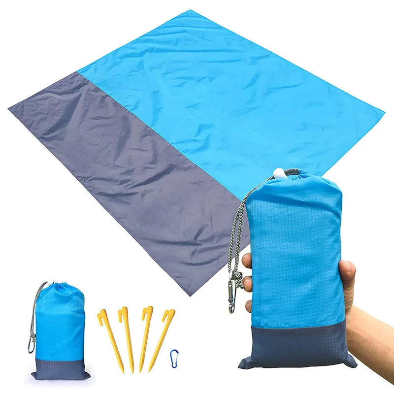 Waterproof Camping Mat Beach Blanket Outdoor Portable Lightweight Mattress Picknic Blanket Tourism Ground Carpet Folding Tent