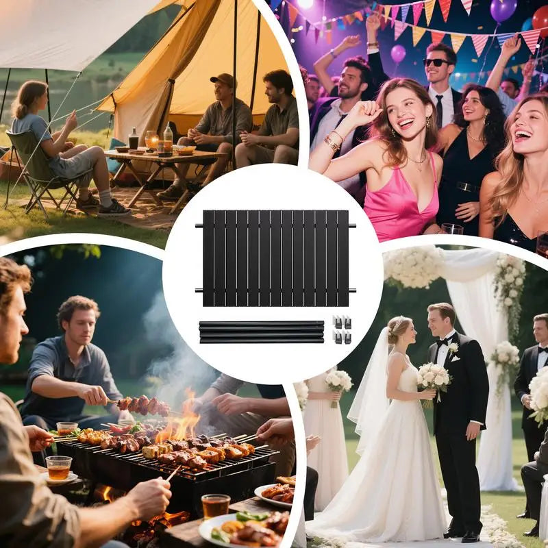 Outdoor Portable foldable table Heavy Duty Garden Cart Board Camping Table Top Attachment for party wedding barbecue camping