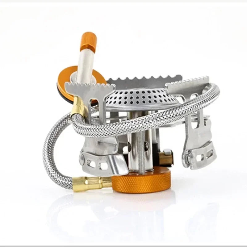 WindProof Camping Gas Stove Outdoor Tourist Burner Strong Fire Heater Tourism Cooker Portable Furnace Supplies Picnic Equipment