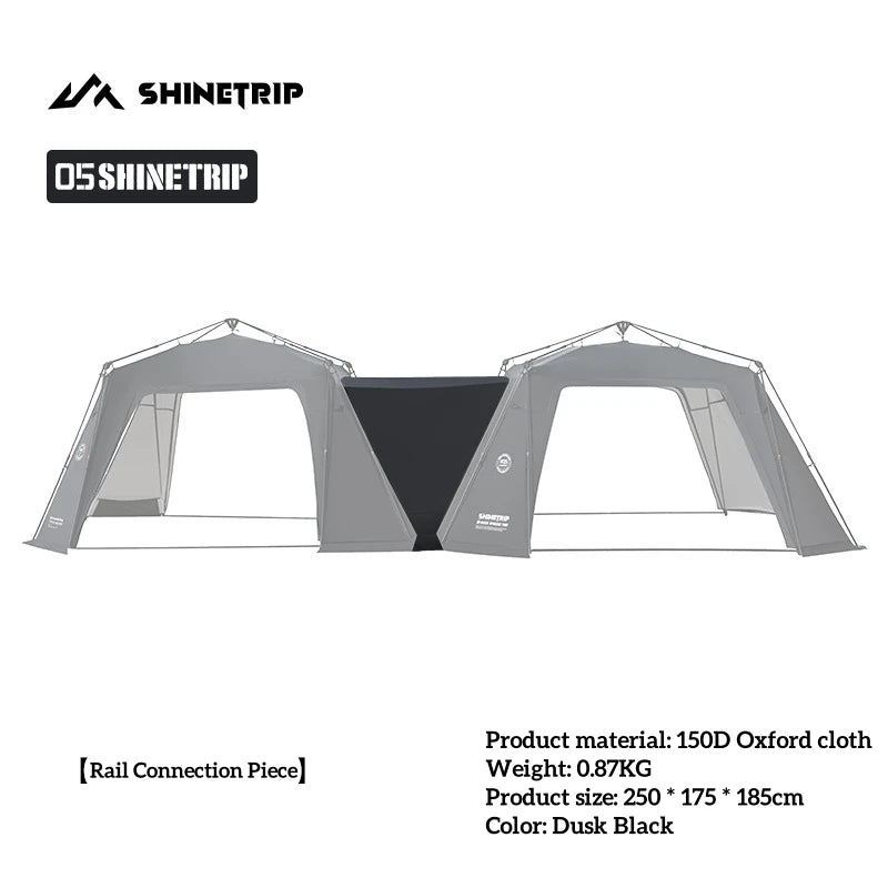 ShineTrip 05 Series Dome camping tent Quick Setup big tent camping car tent Oversized Canopy Waterproof Sunproof gazebo