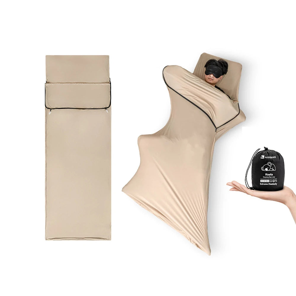 Sleeping Bag Liner Light Weight High Elastic Sleeping Bag Liner Outdoor Camping Travel Hotel Sleeping Bag Liner