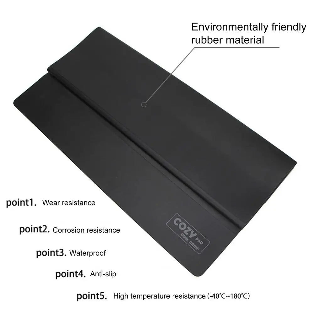 Non Slip Camping Table Mat Heat-Proof Placemat For Patio Waterproof Folding Dining Table Rubber Mat For Kitchen Patio Decor